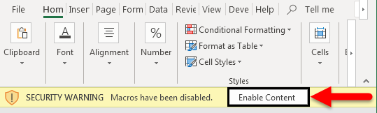 Enable Security