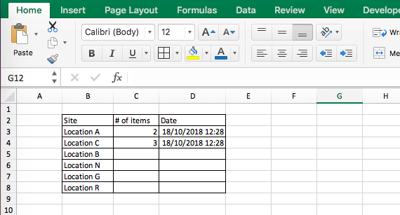 Excel Hack 33: Add a date/time stamp when updating a cell in Excel